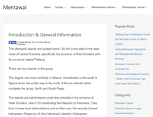 Tablet Screenshot of mentawai.org